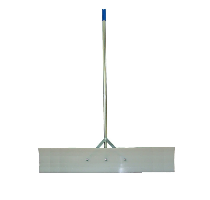 Barn Scraper with Straight Handle - 10 x 36 inch poly blade