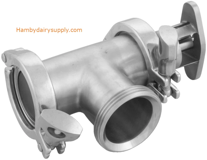 2 inch plunger style Outlet Valve for Clamp fitting