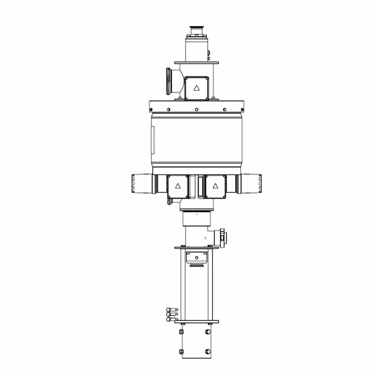 3C 10 Track 2 Port Vacuum Swivel 8801-6481-035