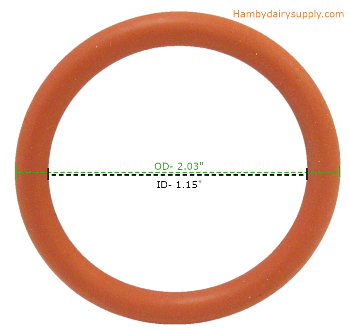 Top Red O-Ring for 1070-305 SS Milk Filter Frame 4999-1070-306