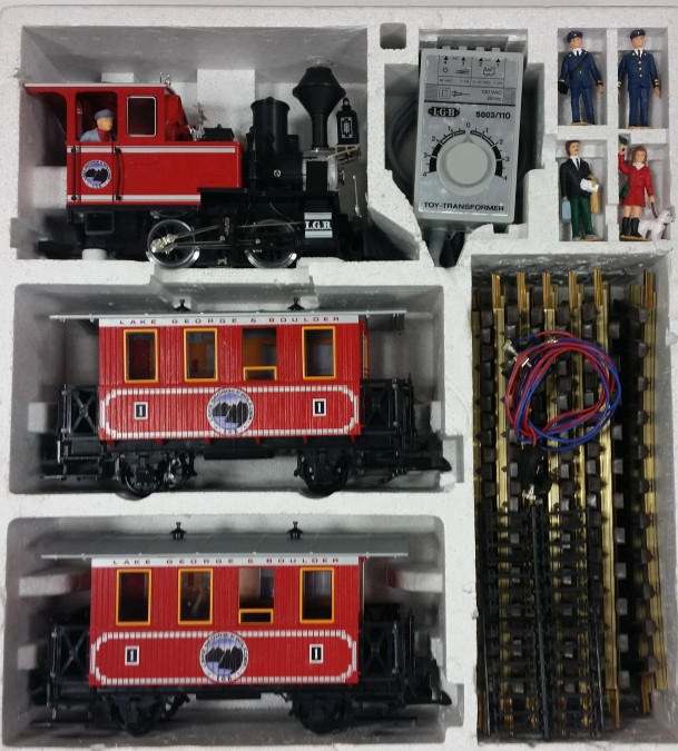 LGB 25301 Starter Set Lake George and Boulder Passenger set - Free Shipping LGB 25301