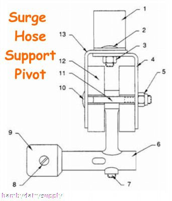 SS BRACKET for SURGE HOSE SUPPORT 7750-0035-071