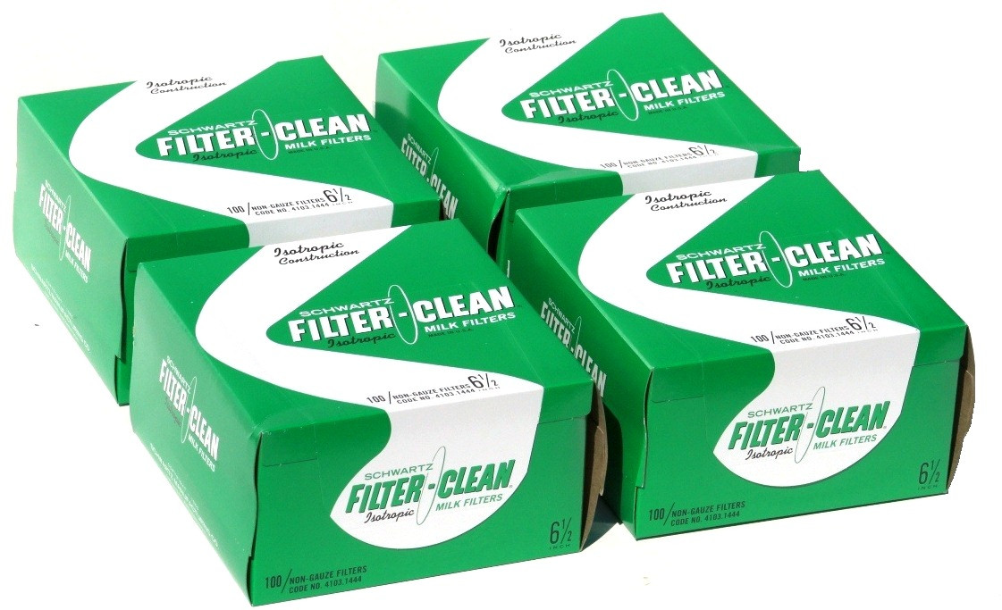 6.5 Disc Tuffy FILTER CLEAN 400 - 4 BOXES OF 100 - Green Boxes 4103-14-45-36
