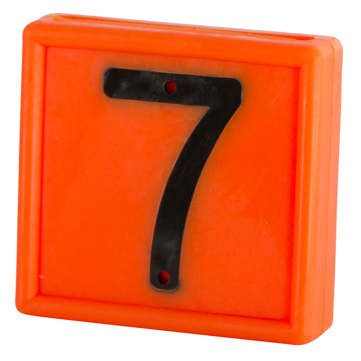 Nummernblock für Halsmarkierungsband, orange | 10er Pack