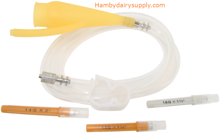 Dexco Type I.V. Set with silicone tubing ** 3 needles included