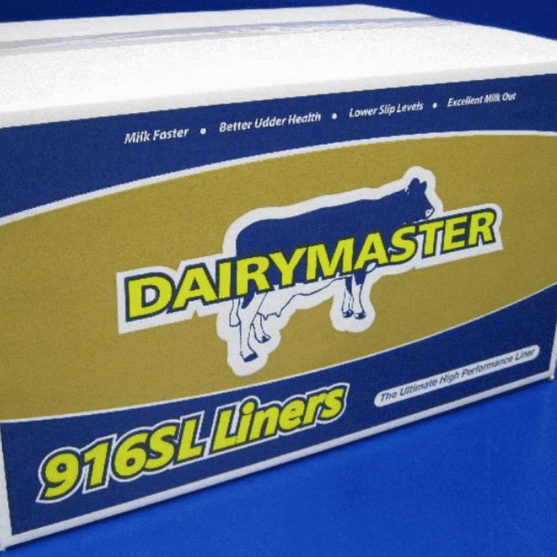 Dairymaster 916sl liners – pack of 4 X 25 sets