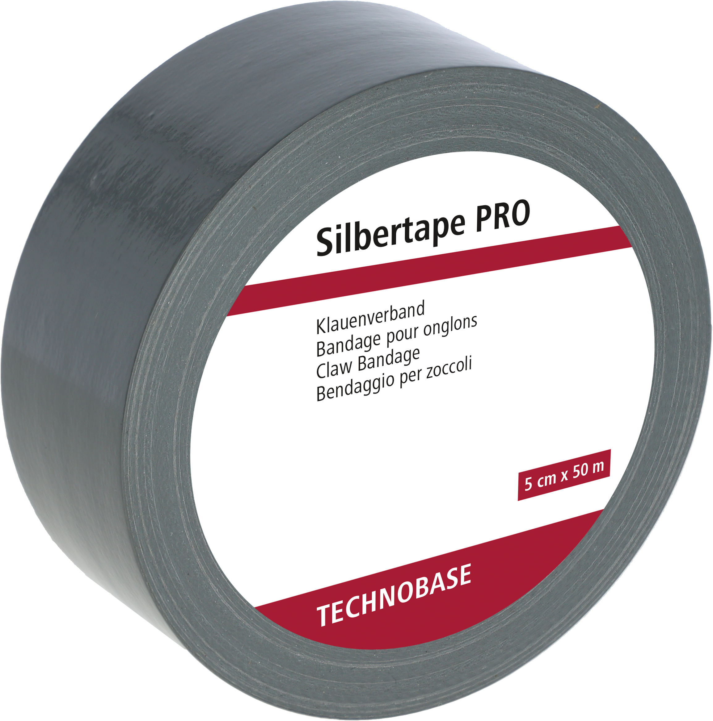 TECHNOBASE® Silbertape PRO | 50 Meter
