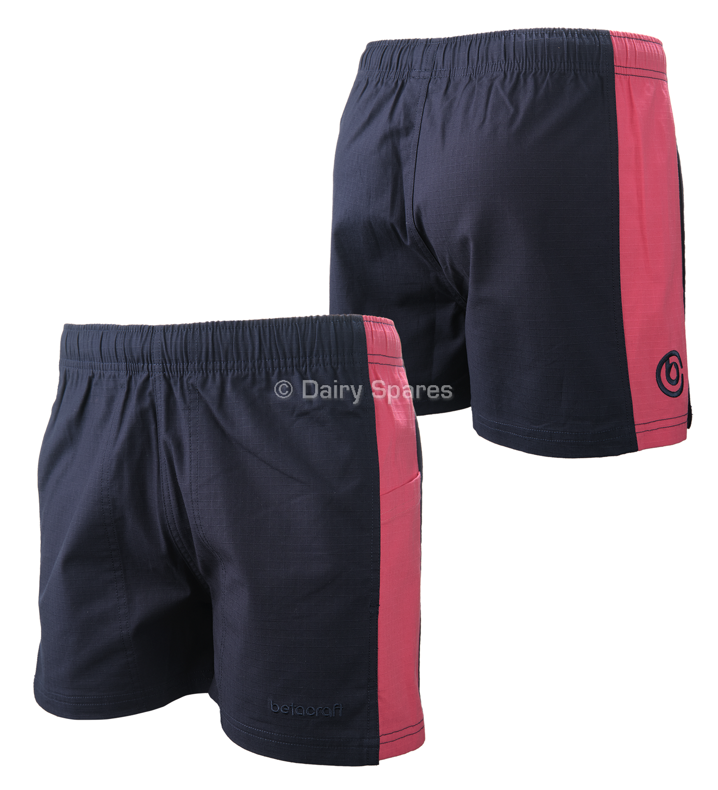 Betacraft Station Unisex Shorts Navy/Pink – BCS20F BCS20F