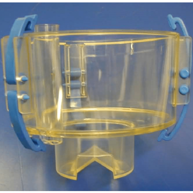 Dairymaster milk meter separation chamber complete (incl pins and clips)
