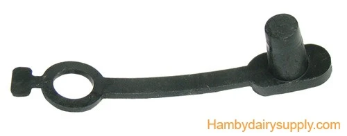 Rubber Wash Plug with strap for NuPulse cow & goat milker MZ10002