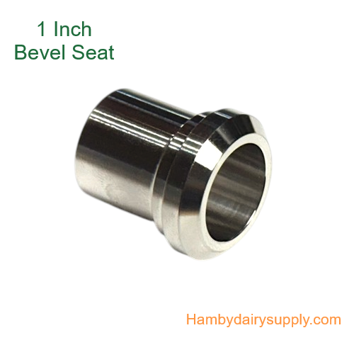 Male Bevel Seat ACME Thread Weld-On Ferrule 1 inch 4999-1000-405