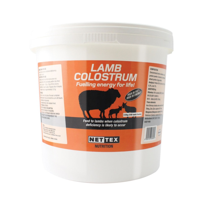 Nettex Agri Lamb Colostrum NXA3826|NXA4775|NXA4776