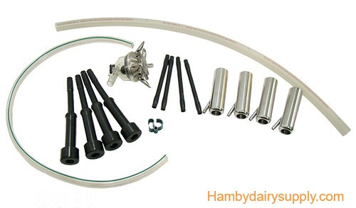 Cow Milker Assembly with silicone hose for 1501 bucket milker