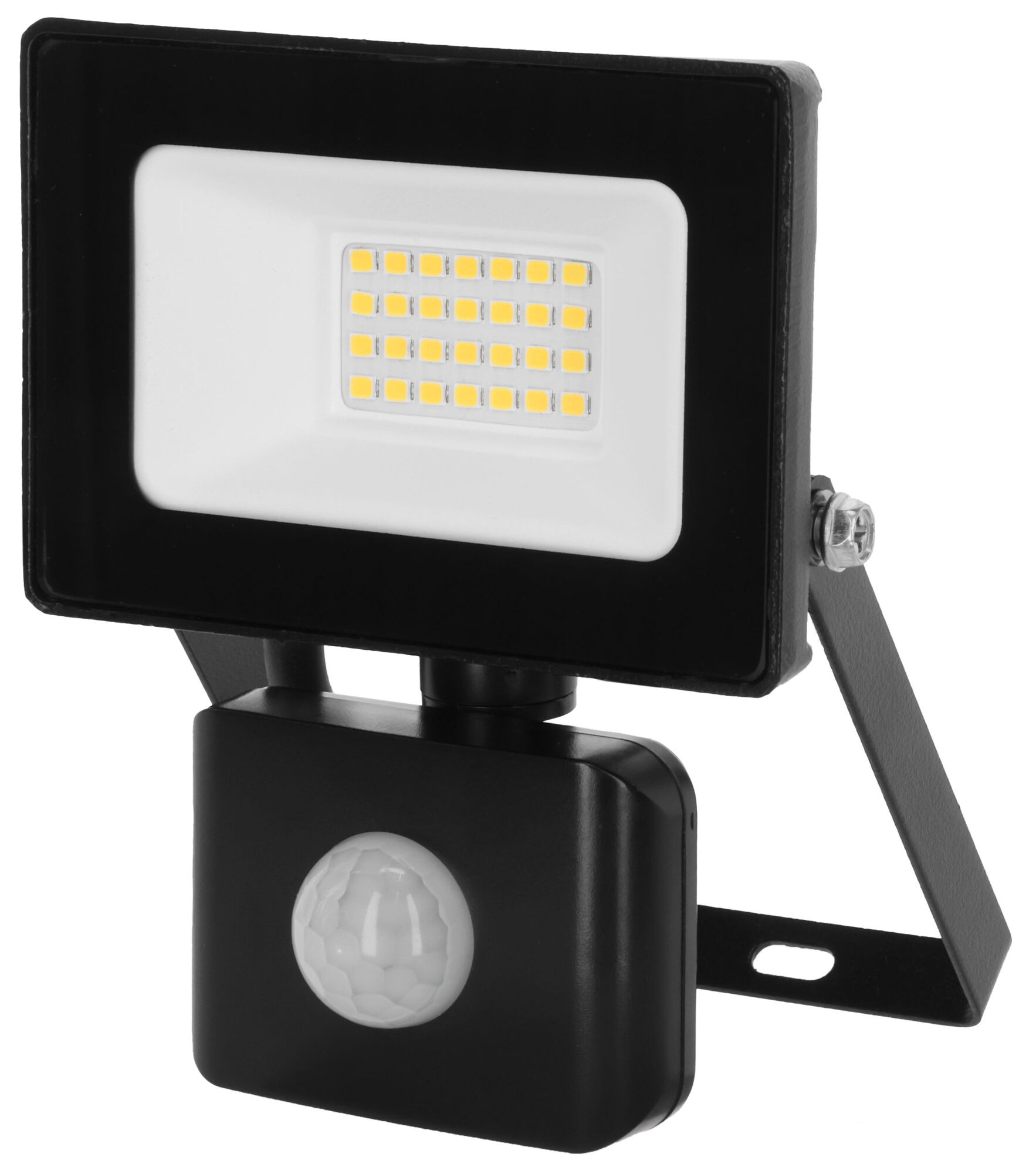 LED-Außenstrahler mit Bewegungsmelder, 20 Watt, Mod. 2024