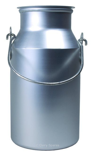 Milk Can Aluminium c/w Lid – MC40 MC40
