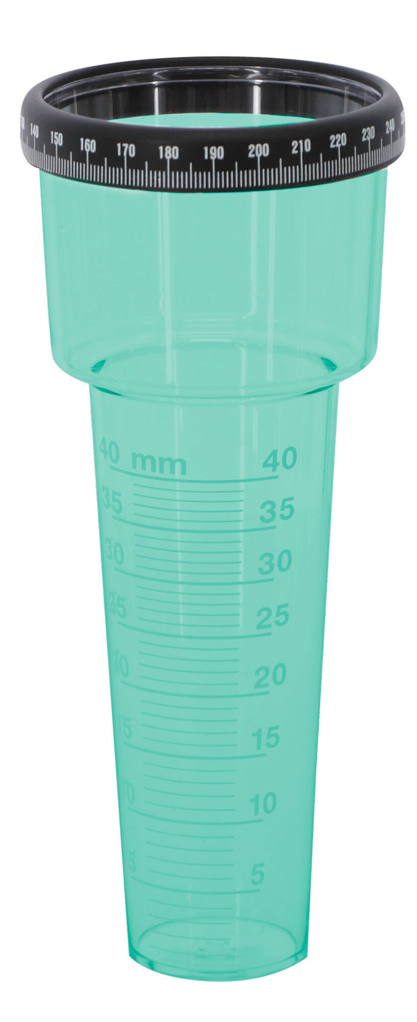 Regenmesser mit Zählring