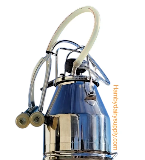 1 Goat Top Flow Z Bucket Milker Nigerian & Mini Goats -stainless steel Bucket ITP1050061