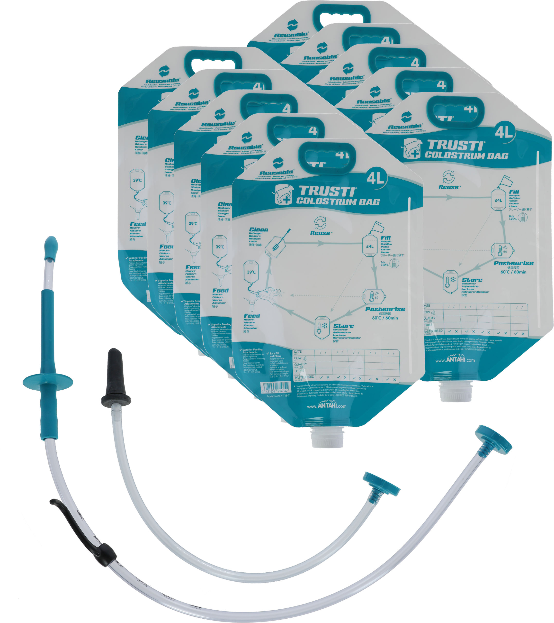 SHOOF Antahi Trusti Colostrum Bag Komplettset | 10er Pack