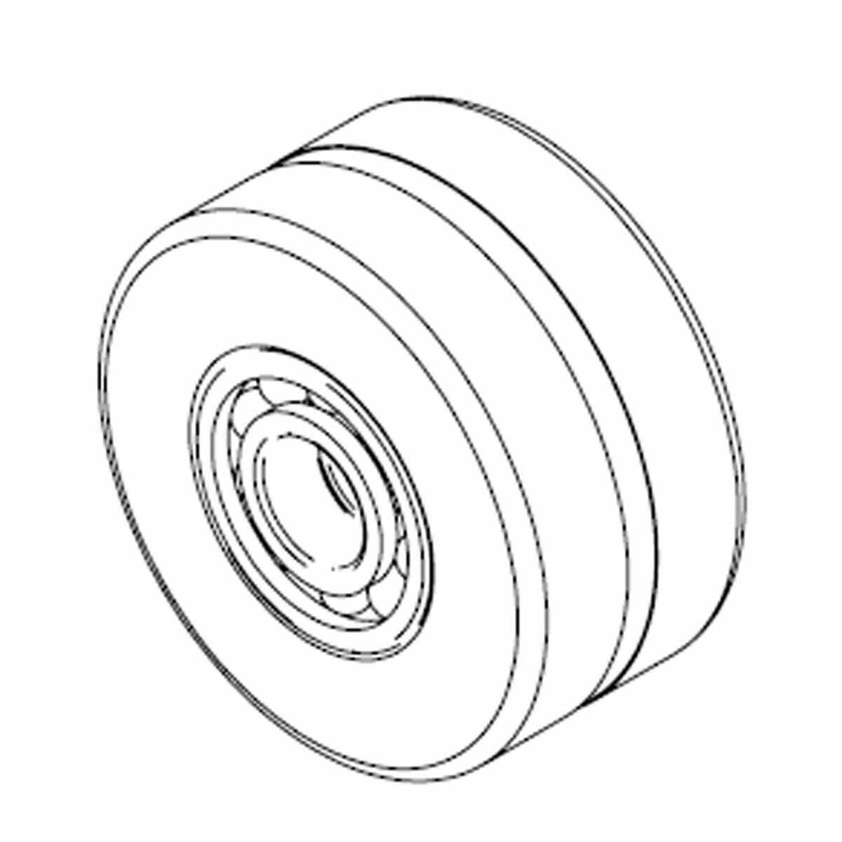 SB Nylon Roller 150 x 75 Complete With Bearings 8801-8821-527