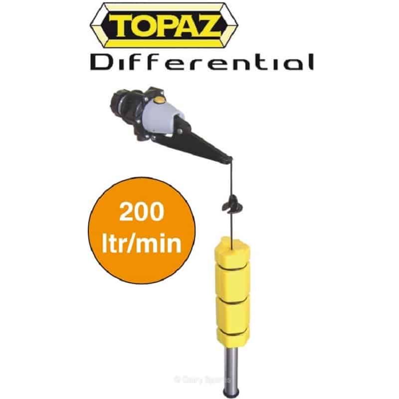 Jobe topaz differential valve 200lt/min (various options) TDV201