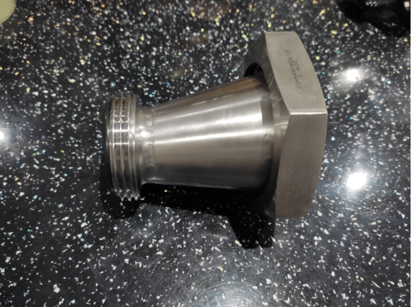 3 RJT Female to 2 RJT Male Stainless Steel Eccentric Reducer SSF11
