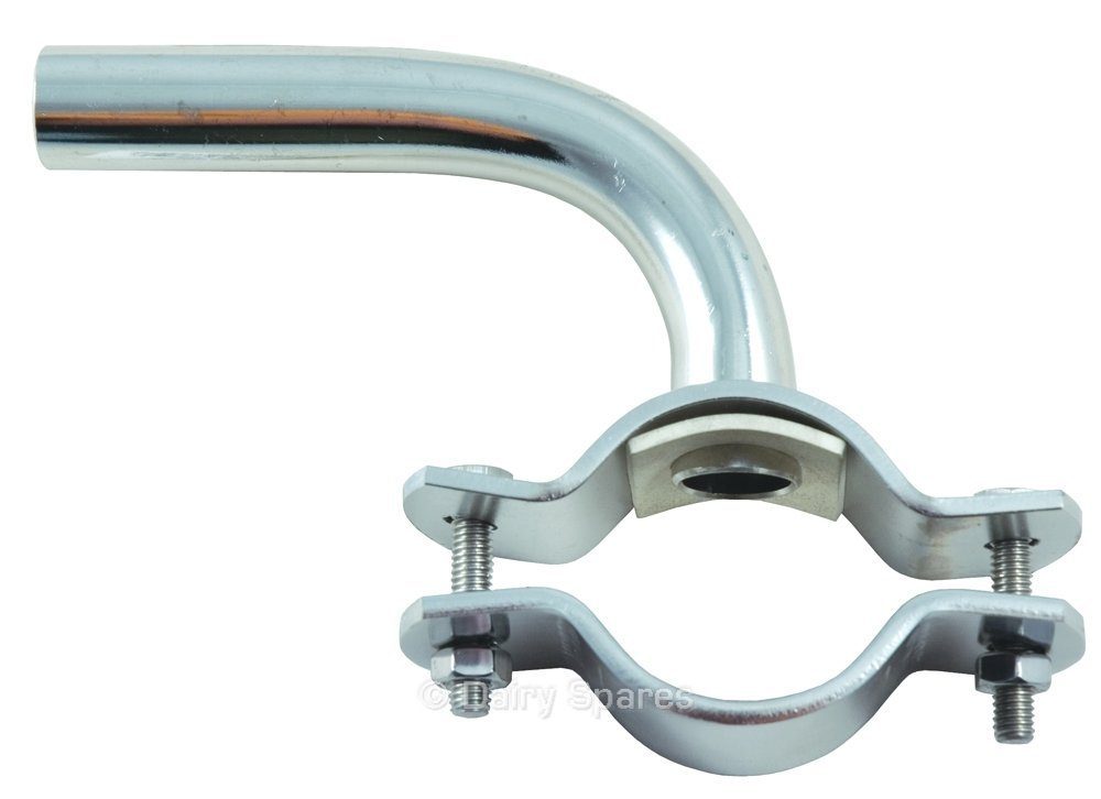 Stainless Steel Milk Line Entry Hose Saddle Type 90° Nipple – 78855