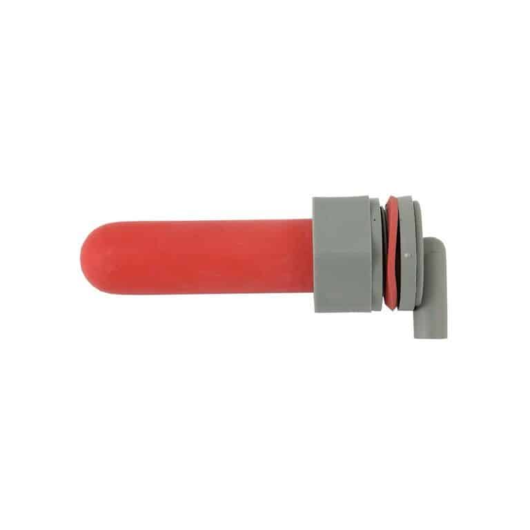 Bucket bar feeder assembly teat, nut valve and washer