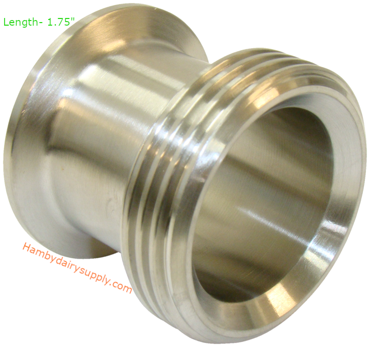 Adapter - Female Bevel Seat (thread) x clamp 1.5 inch 4999-1000-901