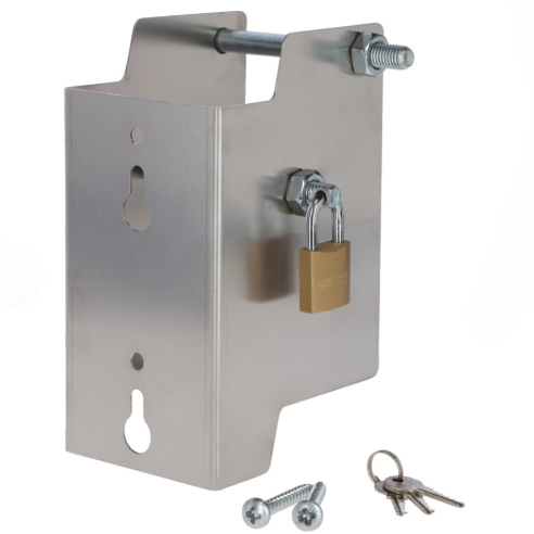 Rutland Wooden Post Mount for Solar Fence Units