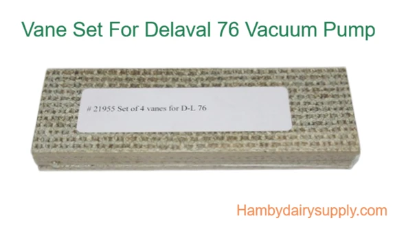 Vane set for Delaval 76 Vacuum Pump - pack of 4