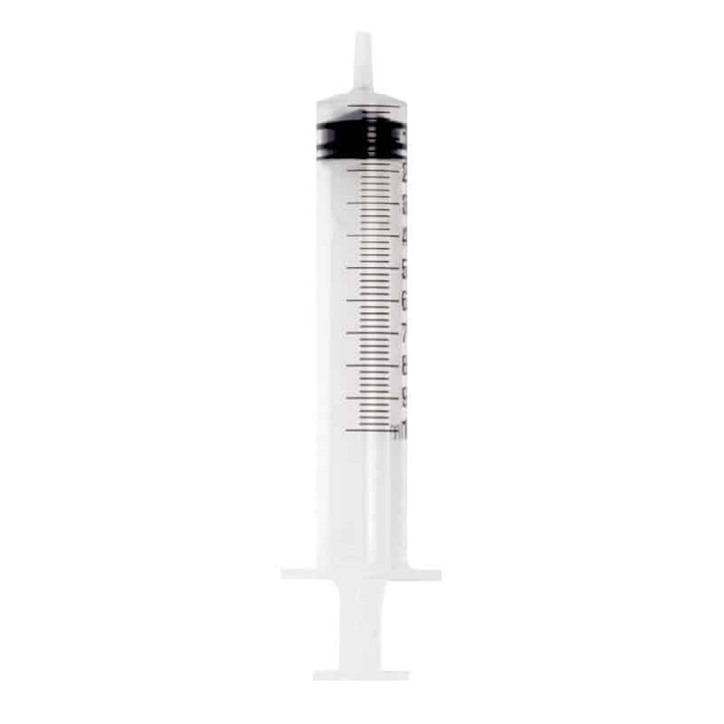 Valueline 10ml side tip disposable syringes x 100