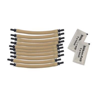 Lagoprene Dosing Tubing Kit (x10) 7mm – DeLaval/Mueller 9–24V + Silicone Grease 710385-10