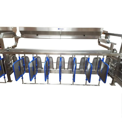 Basic Single 16 Goat or Sheep Parlor Rapid Exit Stanchions