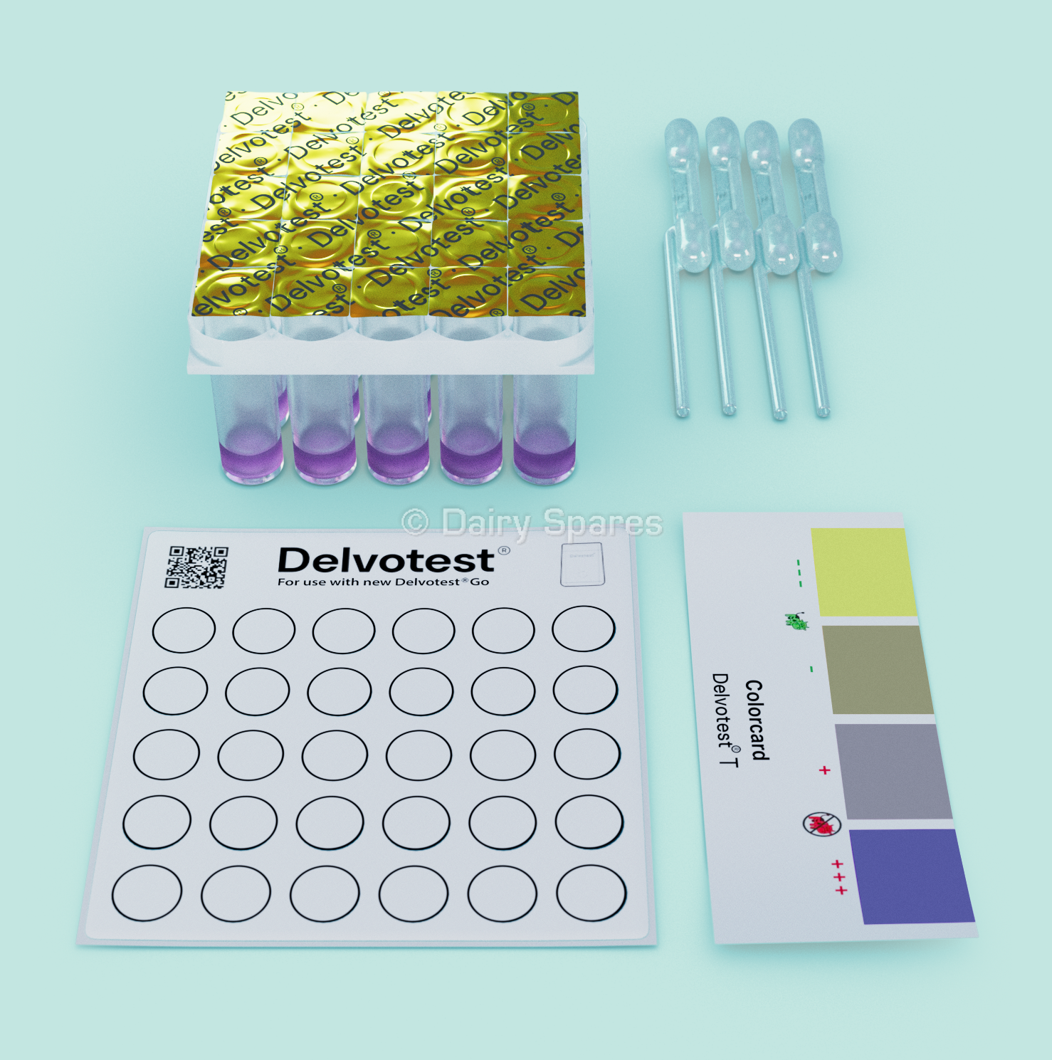 Delvotest® T Anitibiotic Test Tube (25Pk) – DEL0001 DEL0001