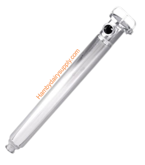 33 inch SS Milk Filter Frame for large pipeline system 2.0 clamp ends 4999-1070-521