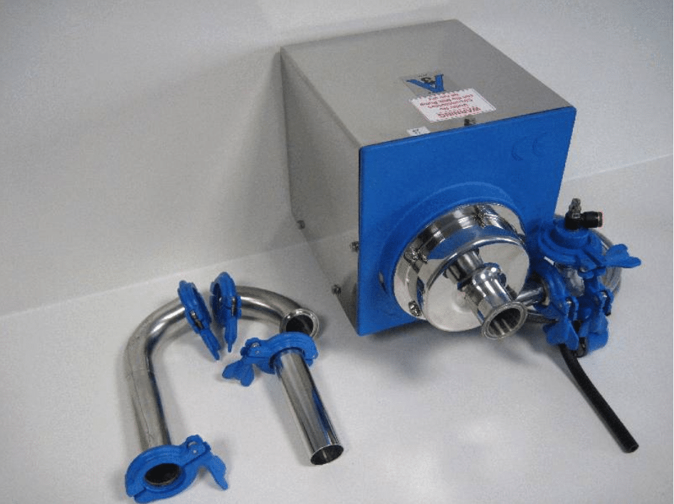 Swiftflo revolver centrifugal milk pump 1.1kw 50/60hz three phase high voltage (380-480v) variable speed with auto drain and auto air purge (3A Standard)