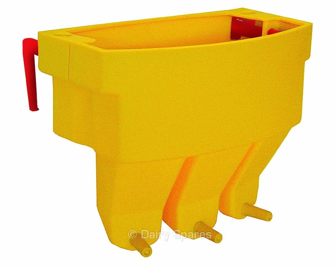 Milk Bar™ 3 Compartment Colostrum Calf Feeder Yellow c/w Ezi-Lock Hooks – MB13 MB13