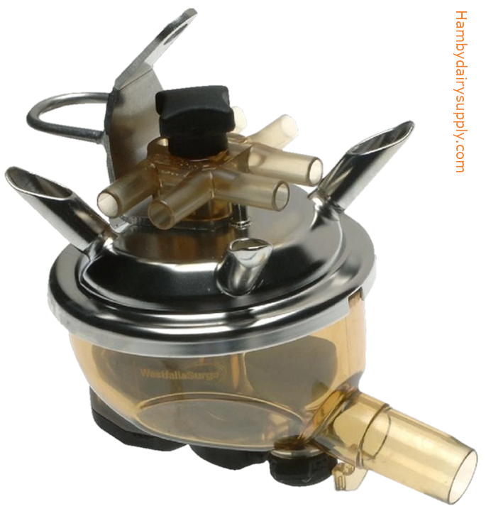 Classic 300E Milker unit with shut off - claw only as shown 7021-2620-470