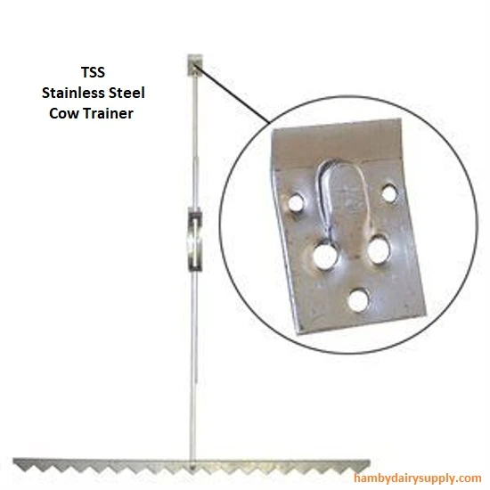 Stainless Steel Notched Bar Cow Trainer with points ***Sold Each*** 4999-1110-640
