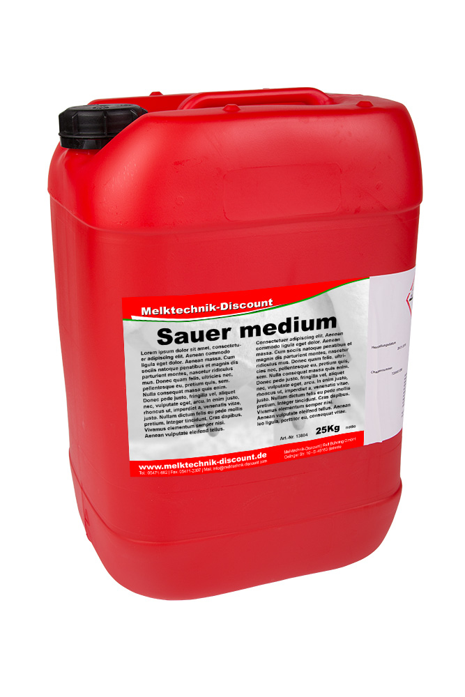 Melkanlagenreiniger Sauer medium