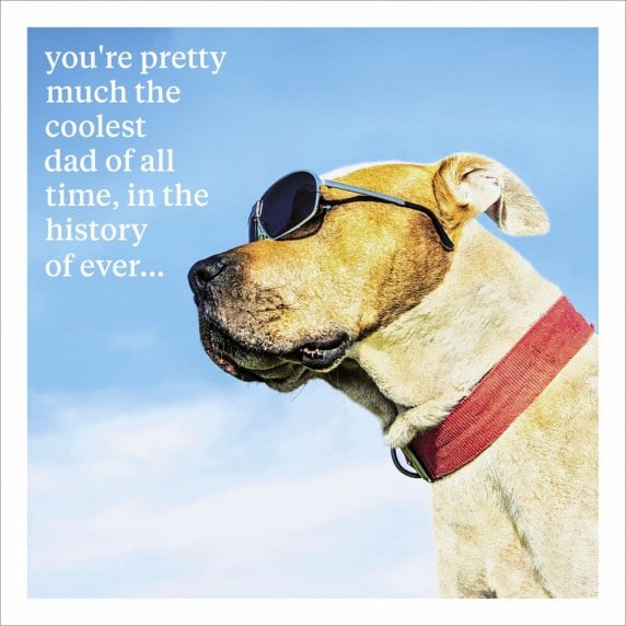 Coolest Dad of All Time Greeting Card
