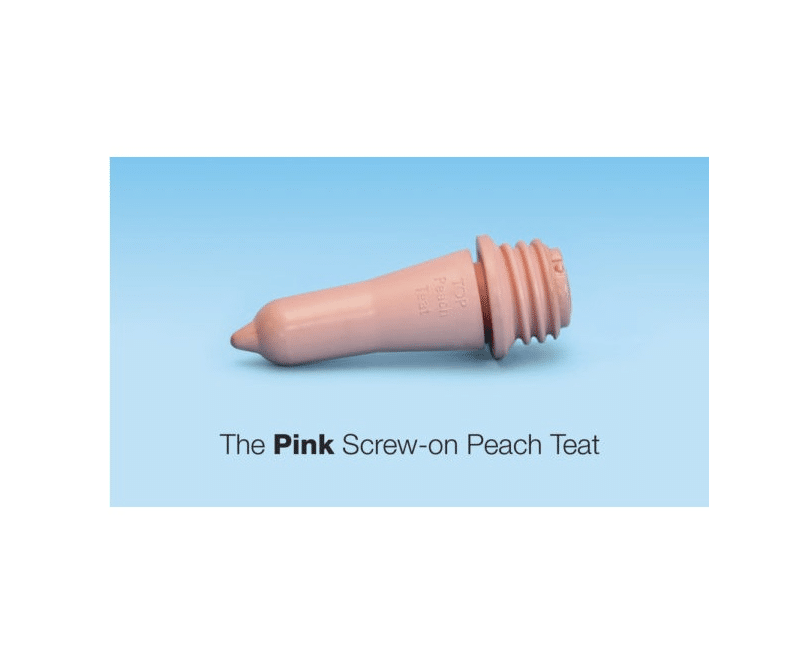 Stallion Peach Teat Pink Screw In 880-0005-206