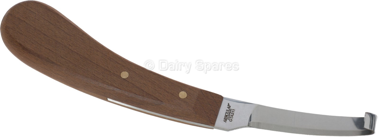Aesculap® Hoof Knife, Single Edge Left Hand Small Blade, Hardwood Handle (GTA311) – HKA20L GTA311