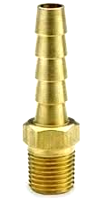 Brass Hose Fitting 3/8 barb x 3/8 NPT 7750-0221-537