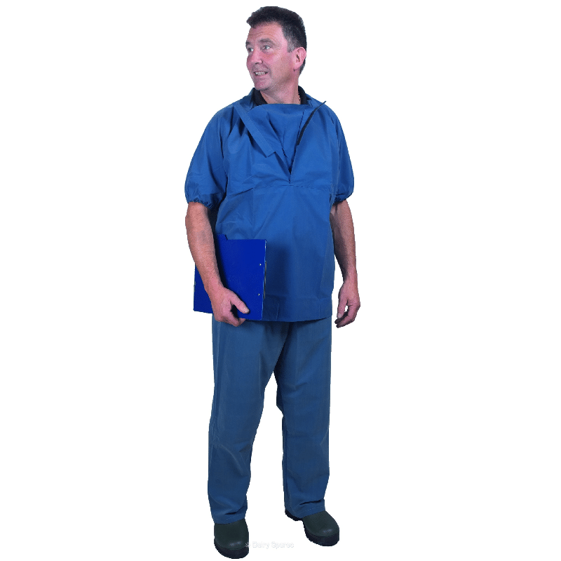 Neoprene Parlour Jacket Short Sleeved Blue CL11