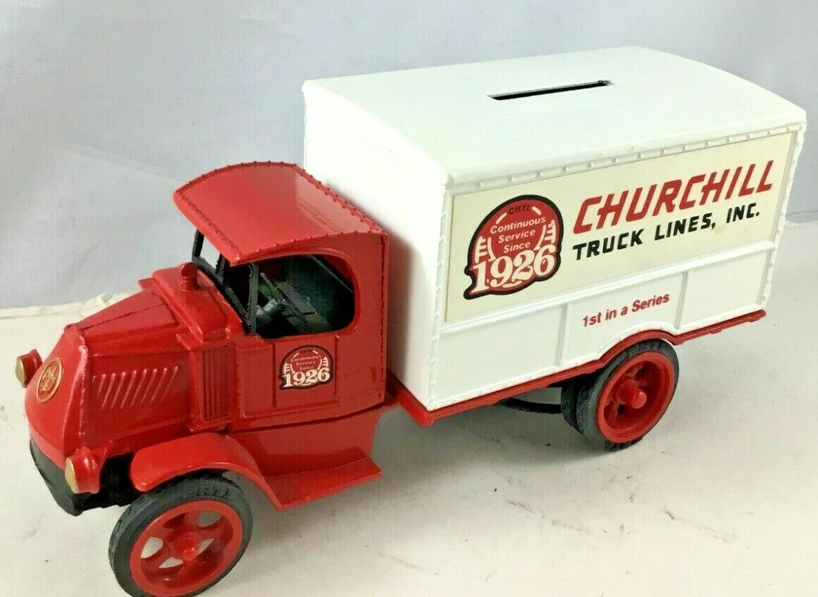 Ertl 1926 Mack Delivery Truck Die Cast Churchill Truck Lines Inc