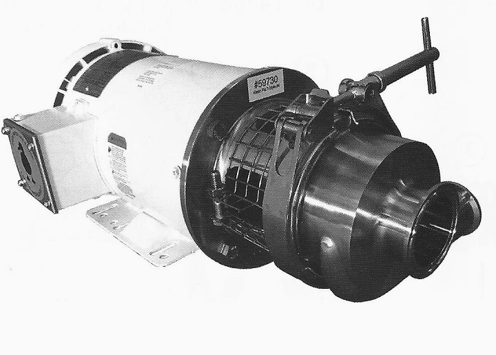 1 HP (1 phase) Milk Pump complete 1.5x1.5 - works with check valve