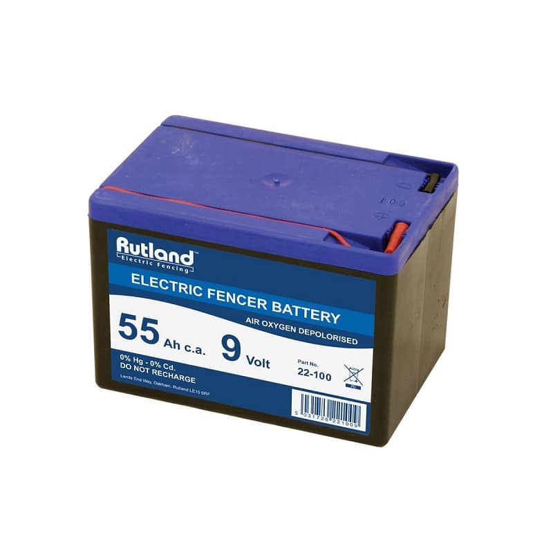 Rutland 9v 55ah air oxygen battery 482100R