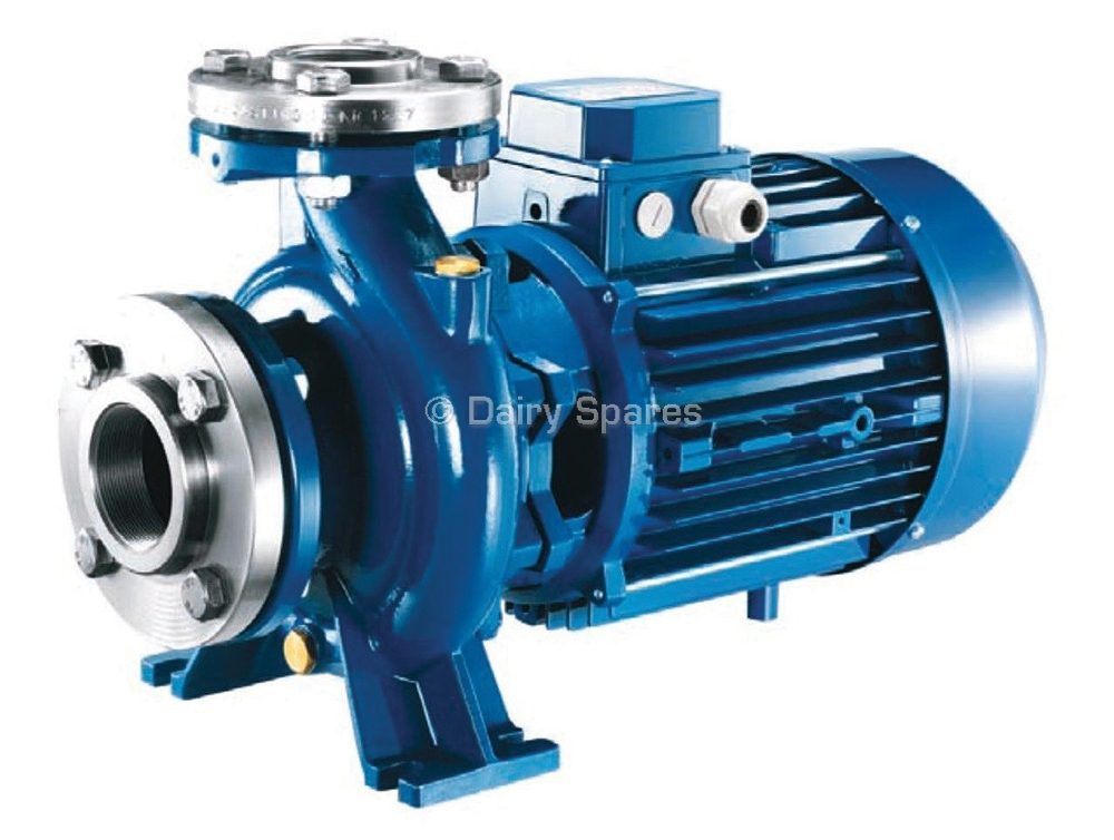 Monobloc Horizontal Centrifugal Water Pump. Max 700l/min @ 40.3mH 230/400V 3ph 7.5kW 10HP IP55 – VW124 VW124-1