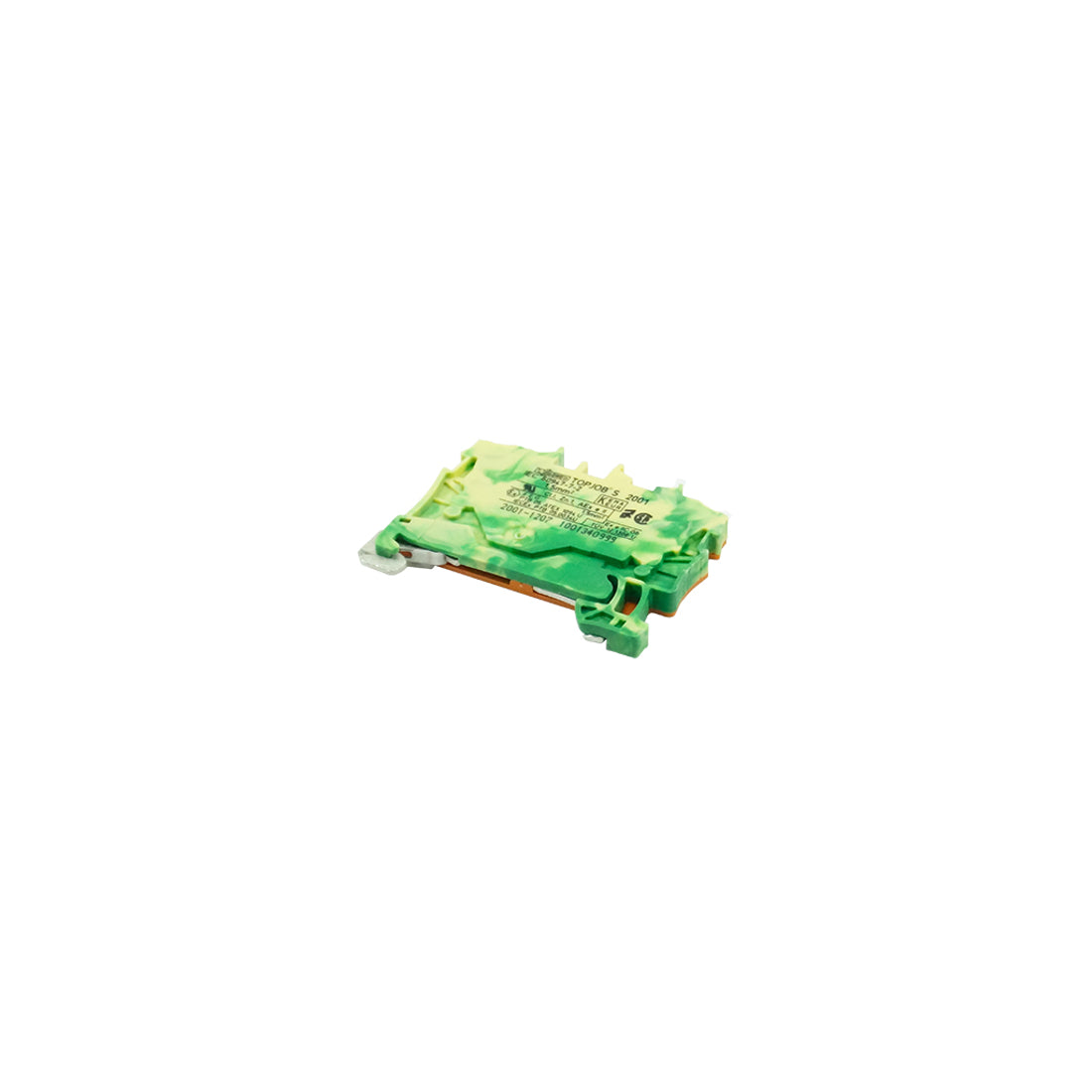 Wago 2-conductor earth terminal block 2001-1207 green/yellow U102376